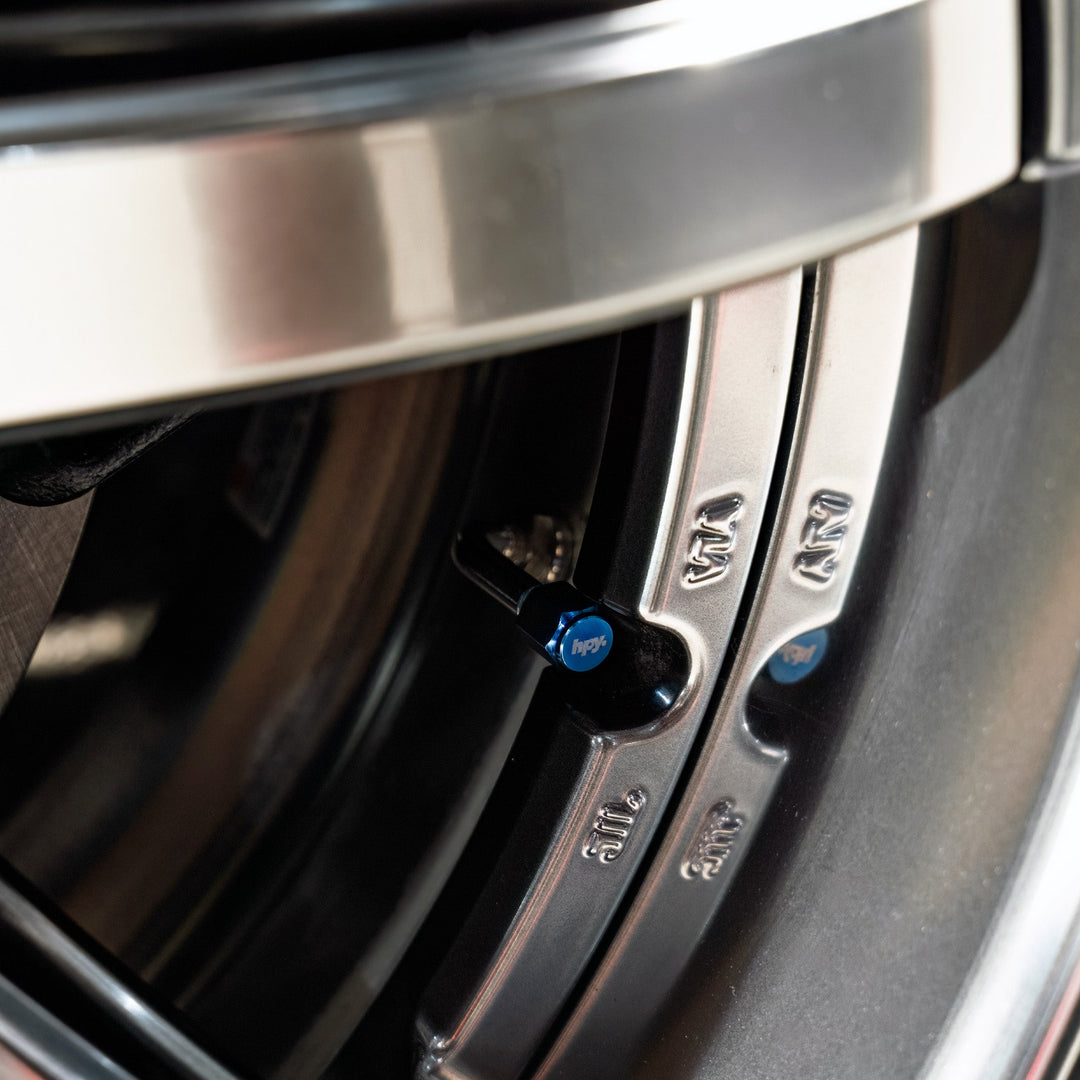 Titanium - Valve Stem Caps - Happy Endings - Automotive & Lifestyle Brand