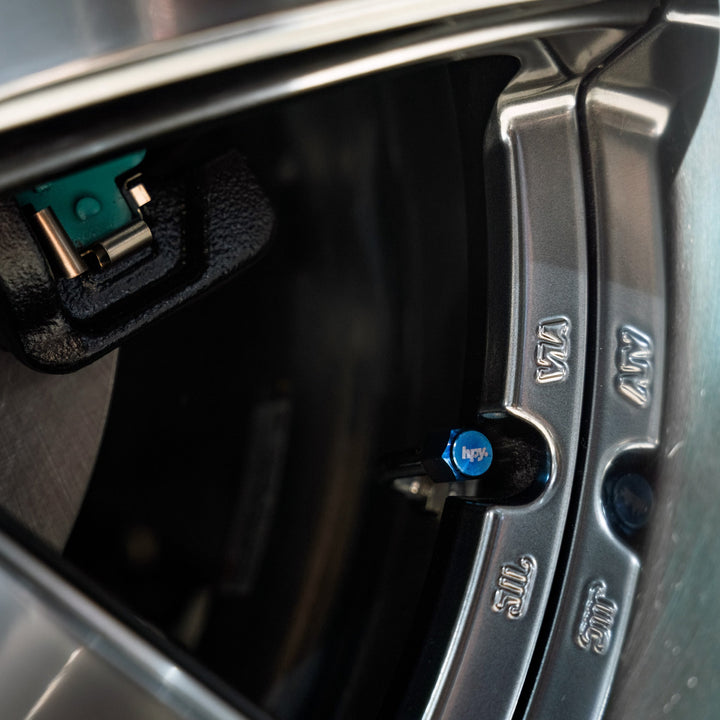 Titanium - Valve Stem Caps - Happy Endings - Automotive & Lifestyle Brand