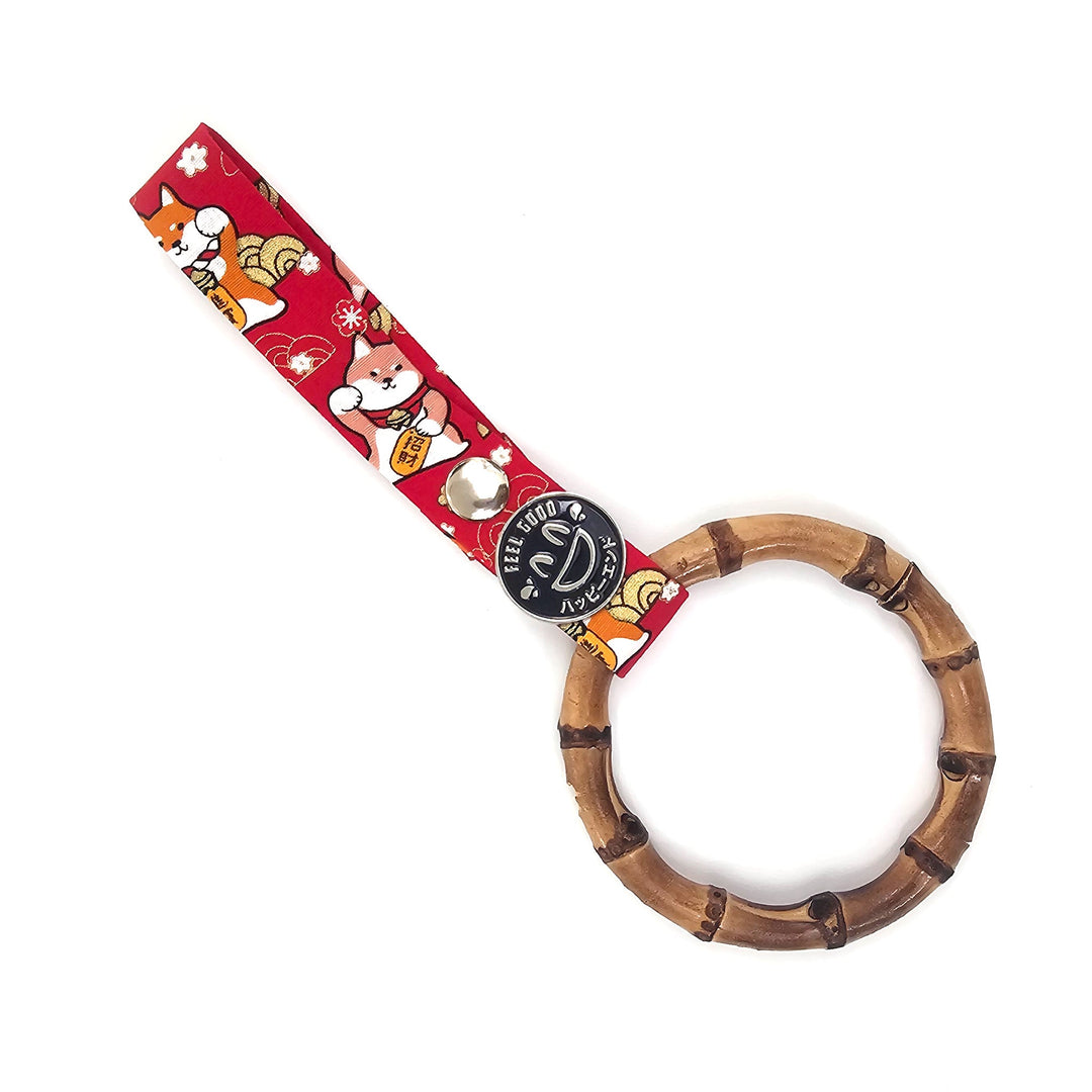 Tsurikawa - Bamboo (Shiba Inu Strap) - Happy Endings - Automotive & Lifestyle Brand