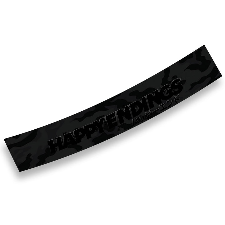 Windshield Banner - Camo Ghosted Black 60" (Air Release) - Happy Endings - Automotive & Lifestyle Brand