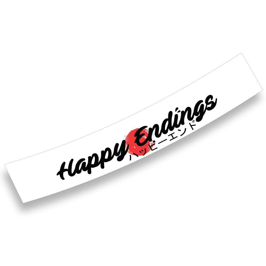 Windshield Banner - Legendary 60" (Air Release) - Happy Endings - Automotive & Lifestyle Brand