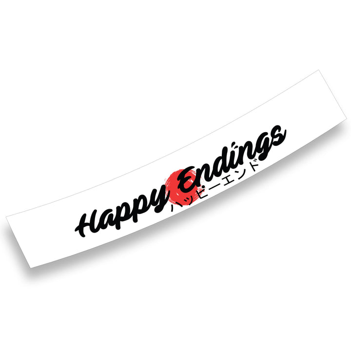 Windshield Banner - Legendary 60" (Air Release) - Happy Endings - Automotive & Lifestyle Brand
