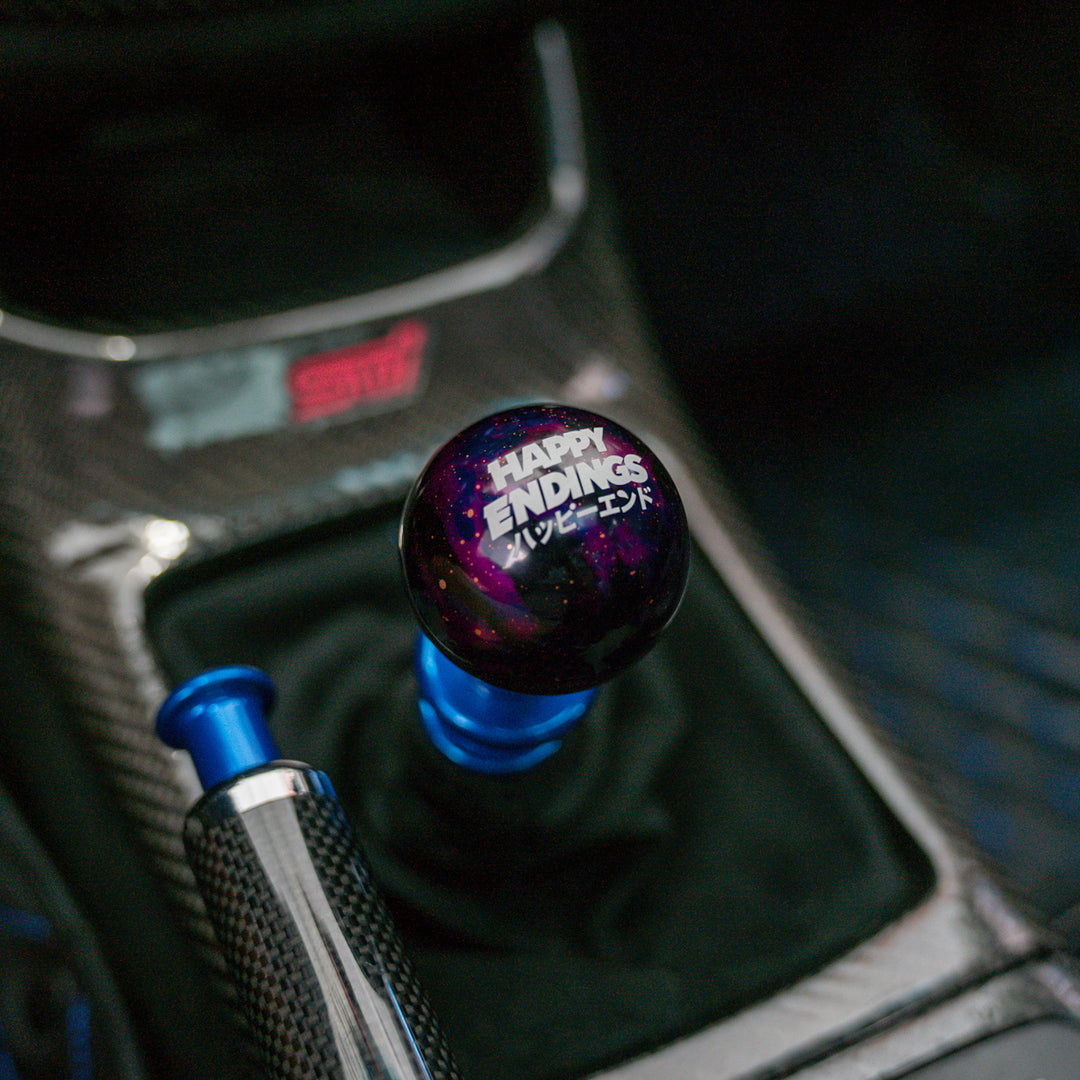 Shift Knob - Purple Cosmic Space - Happy Endings - Automotive & Lifestyle Brand