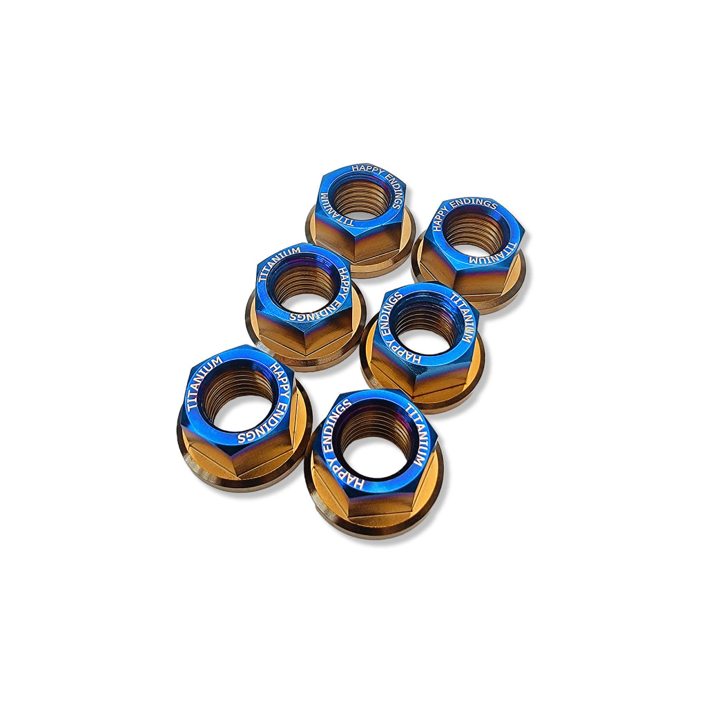 Titanium - Strut Tower Nut Kit – Happy Endings