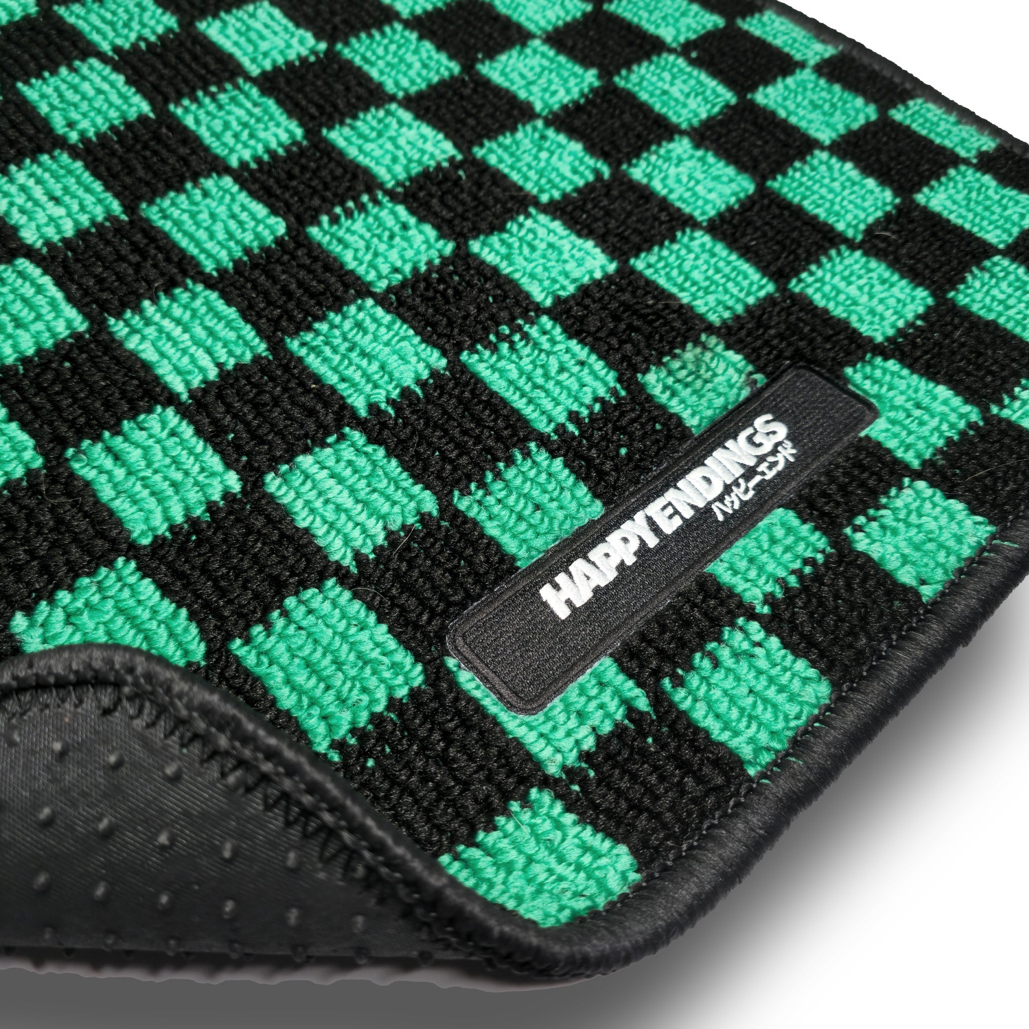floor-mats-checkerboard-green-