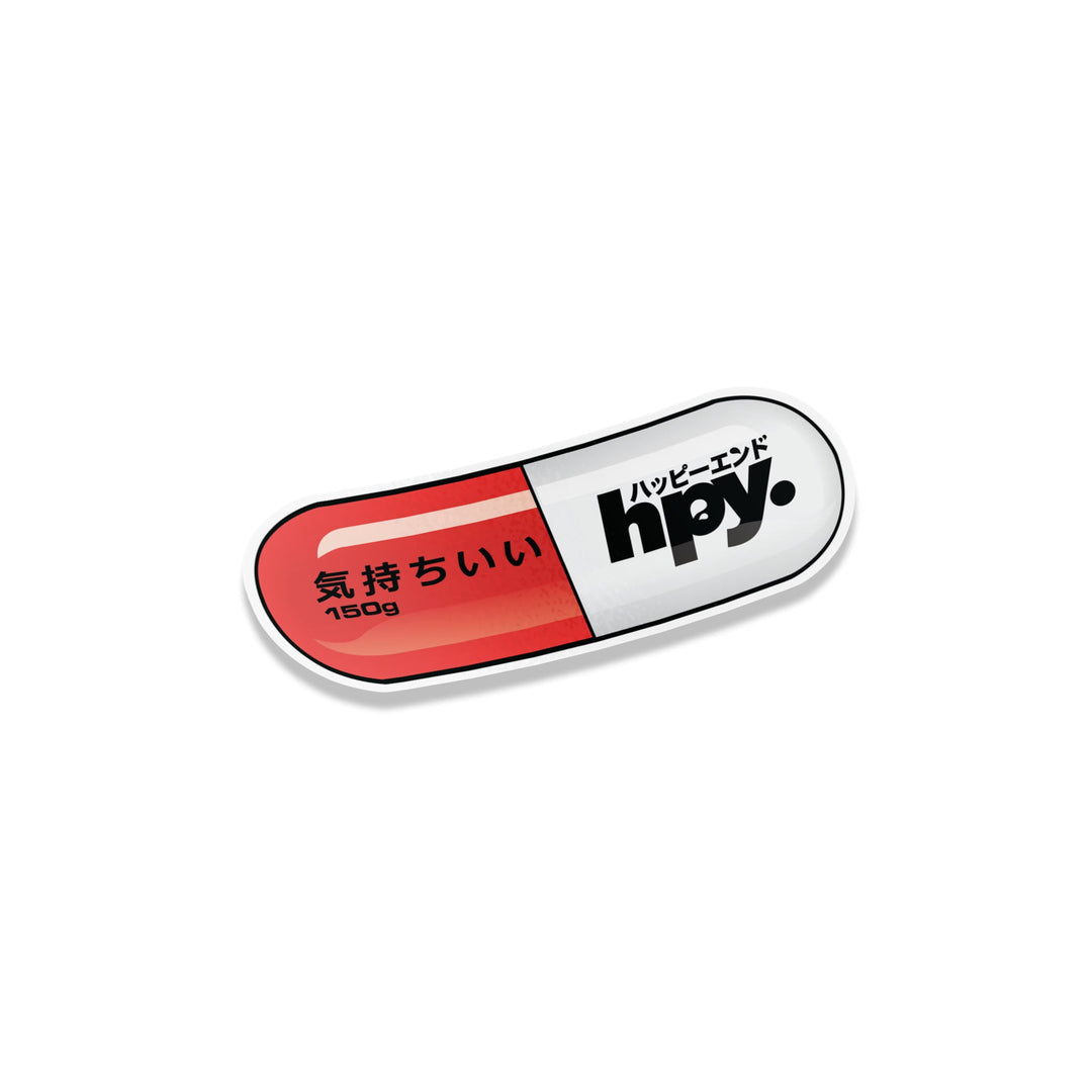 Sticker - Happy Vibes - Happy Endings - Automotive & Lifestyle Brand