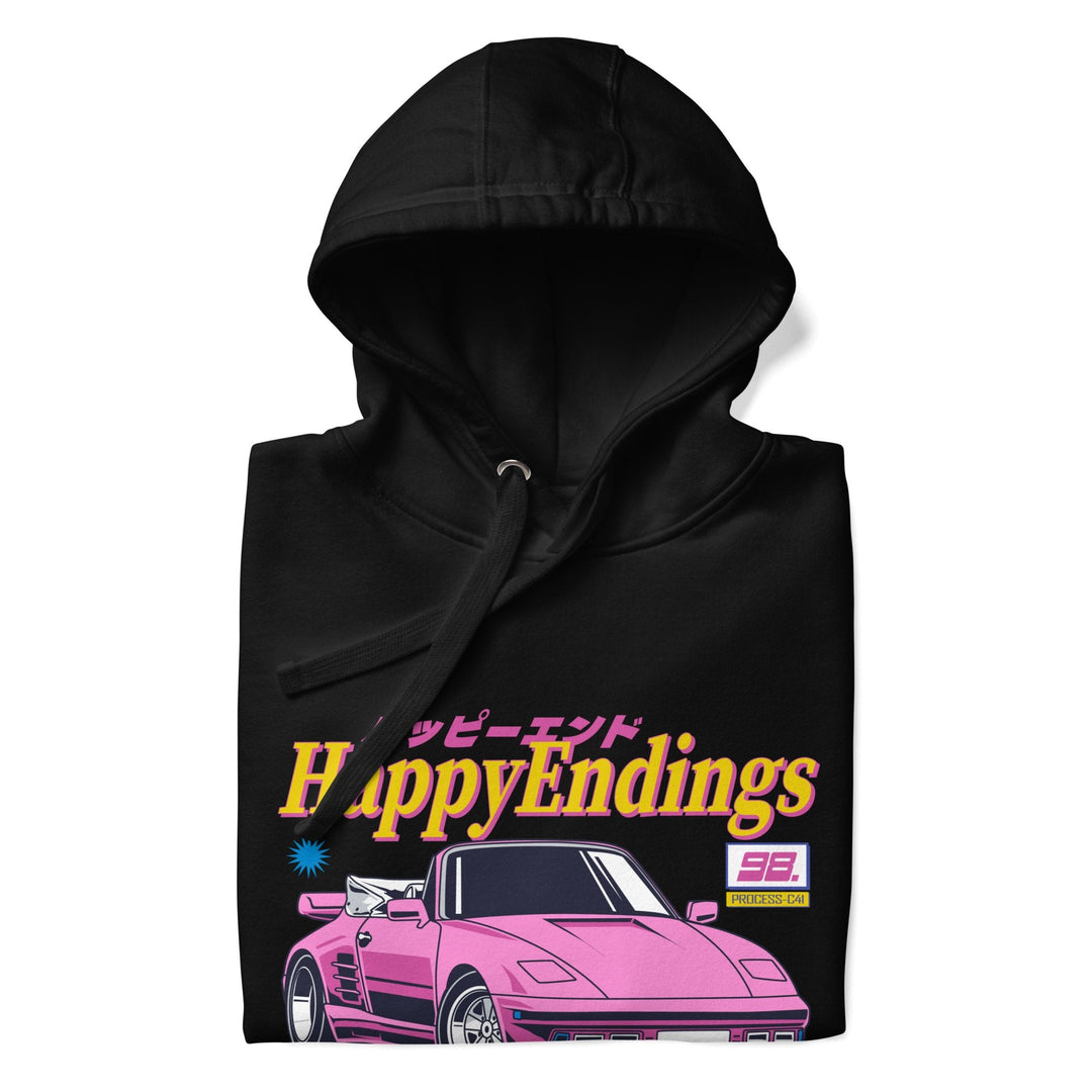 Hoodie - 80s Vibes - Happy Endings - Automotive & Lifestyle Brand
