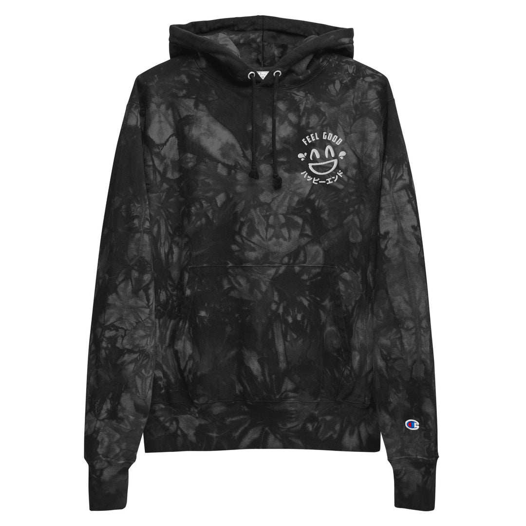 Hoodie - Champion Tie - Dye (Black) - Happy Endings - Automotive & Lifestyle Brand