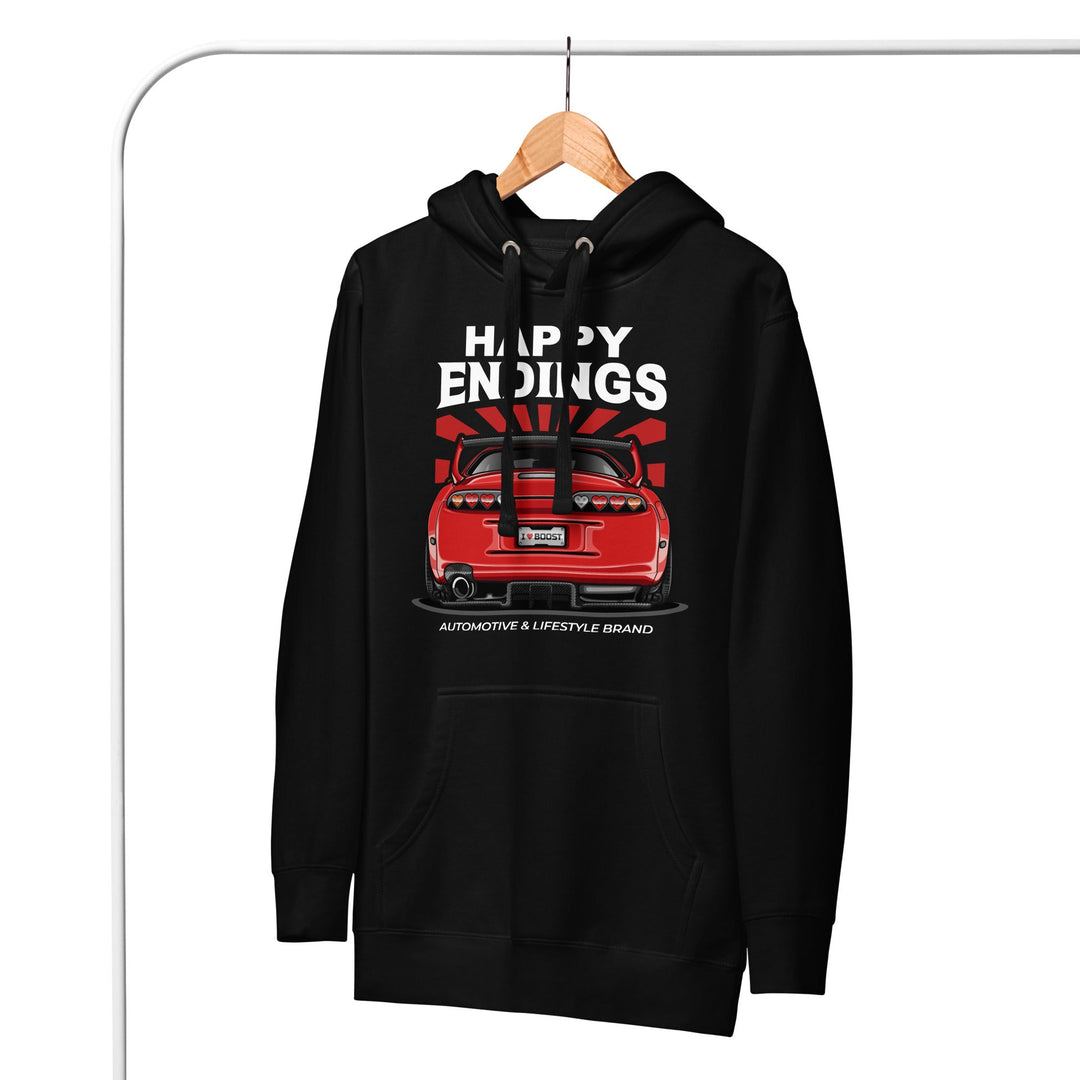 Hoodie - I Love Boost - Happy Endings - Automotive & Lifestyle Brand