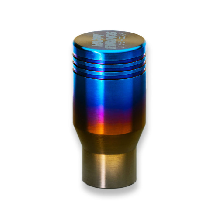 Shift Knob - Burnt Titanium Piston - Happy Endings - Automotive & Lifestyle Brand