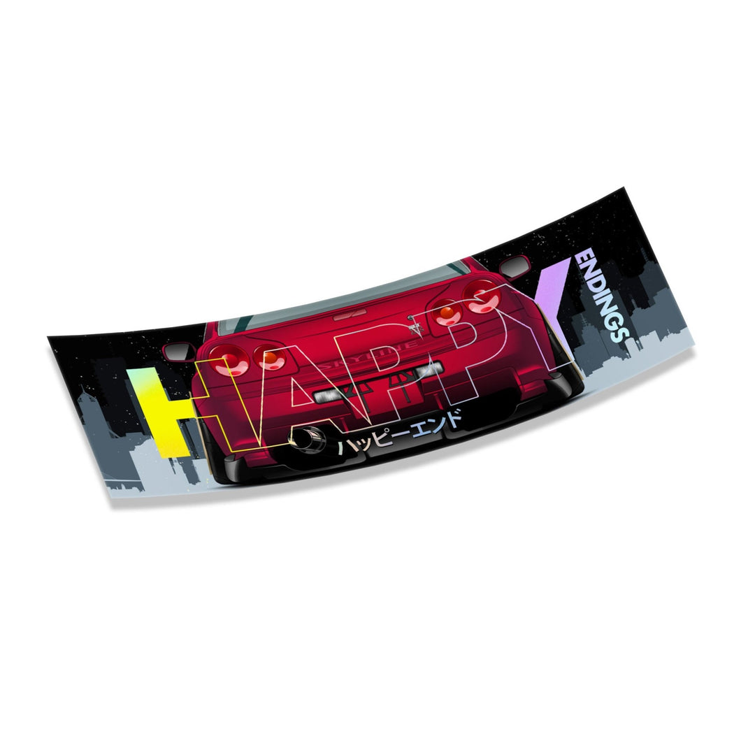 Sticker - GTR (Oil Slick) - Happy Endings - Automotive & Lifestyle Brand