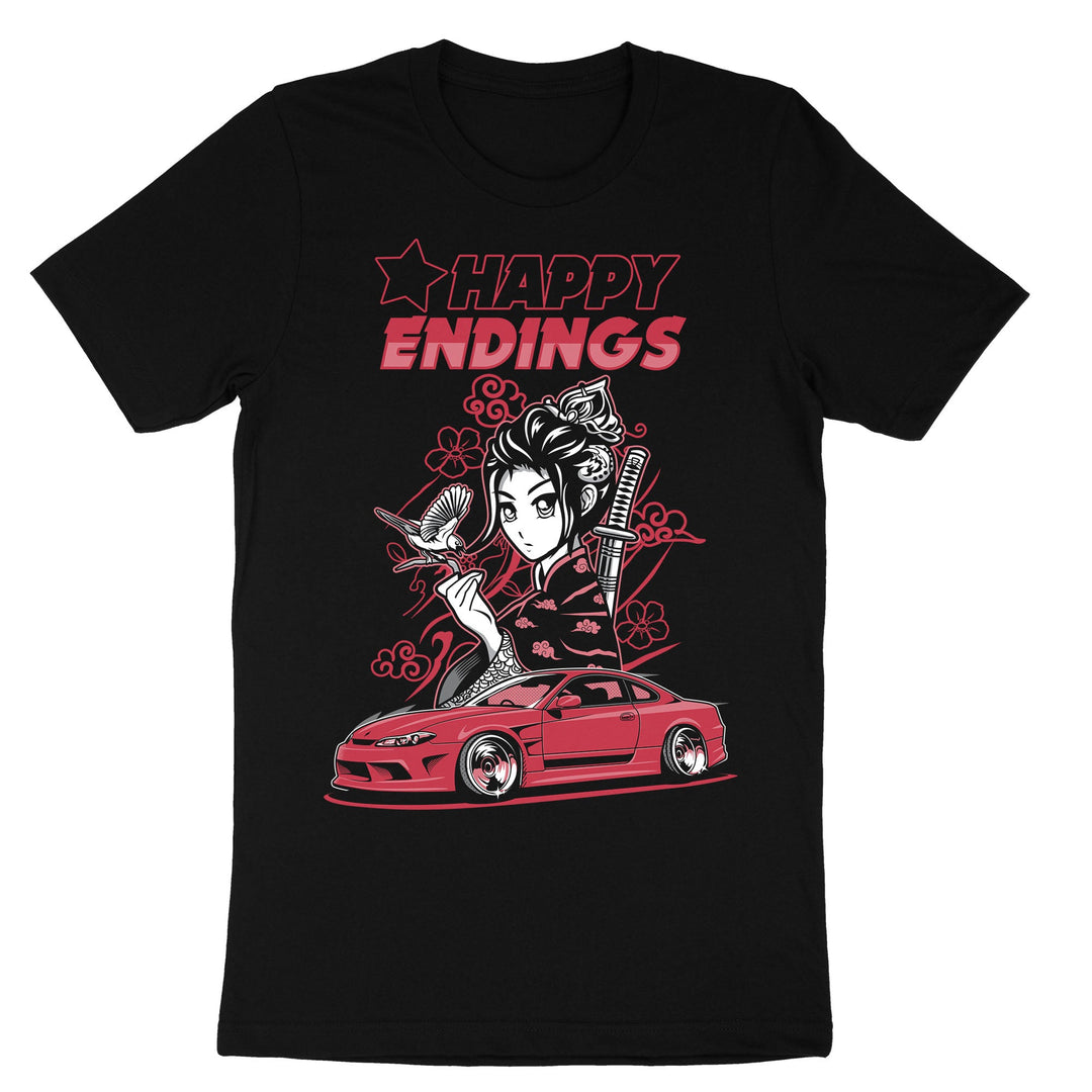 T - Shirt - Lady Silvia (Unisex) - Happy Endings - Automotive & Lifestyle Brand