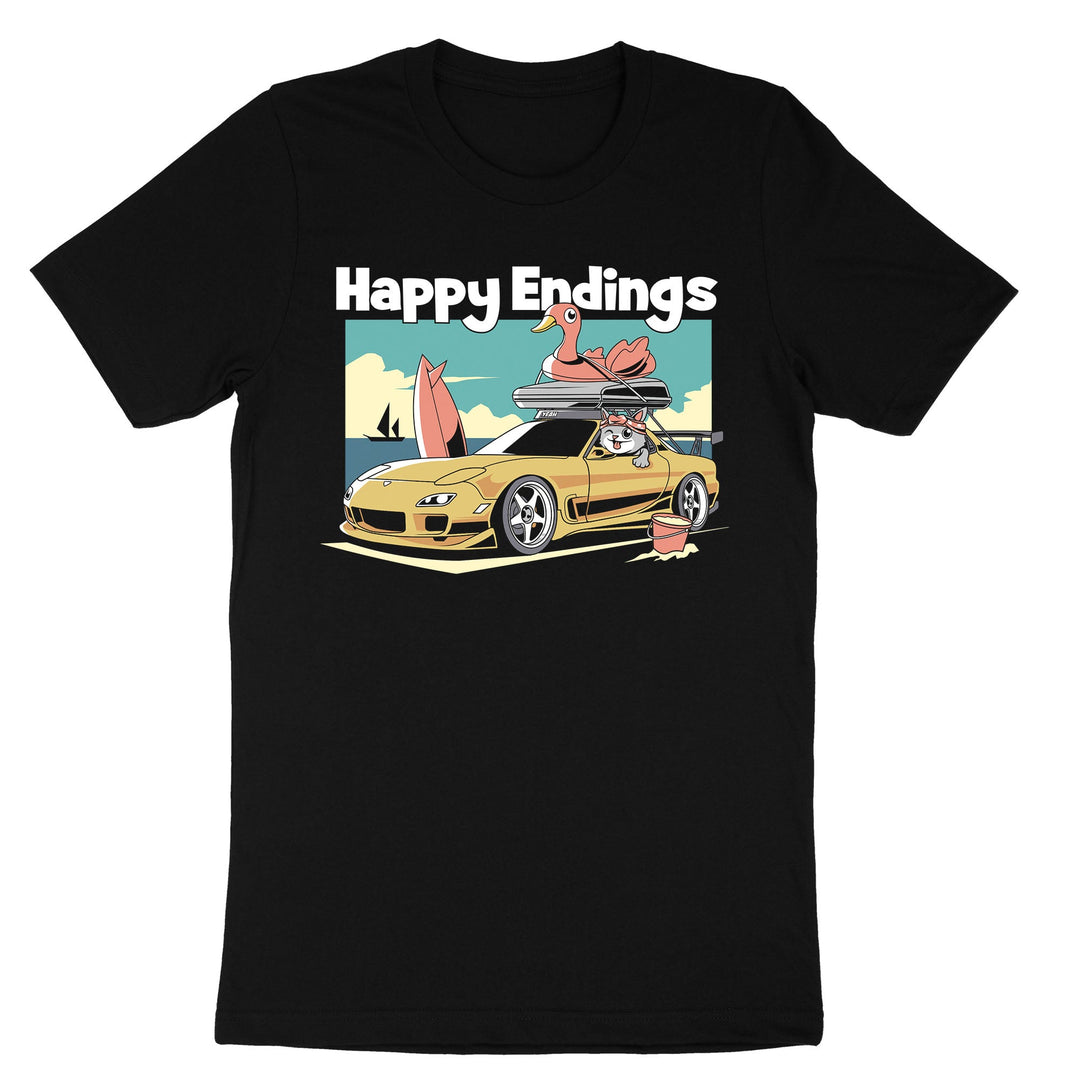 T - Shirt - RX7 Doggo (Unisex) - Happy Endings - Automotive & Lifestyle Brand