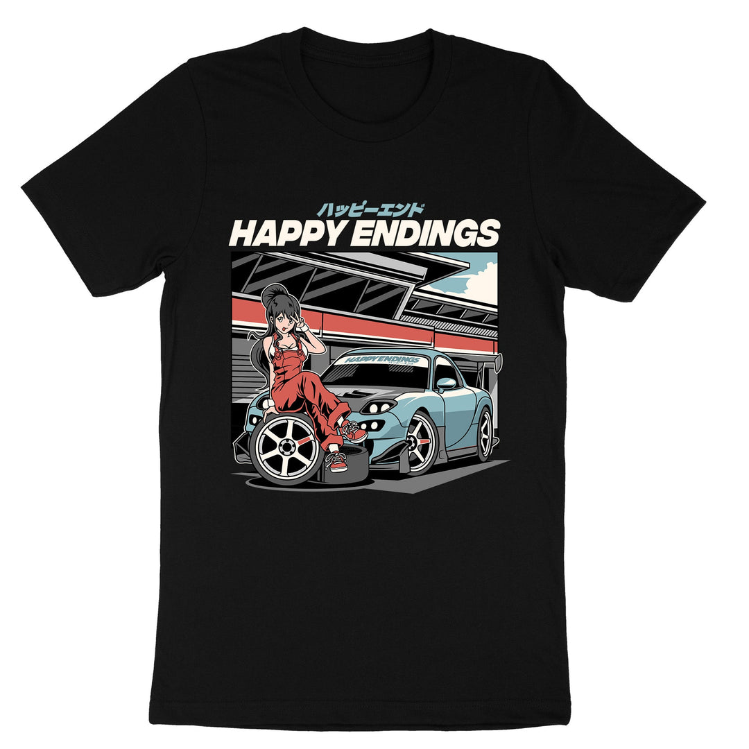 T-Shirt - RX7 Hottie (Unisex) - Happy Endings - Automotive & Lifestyle Brand