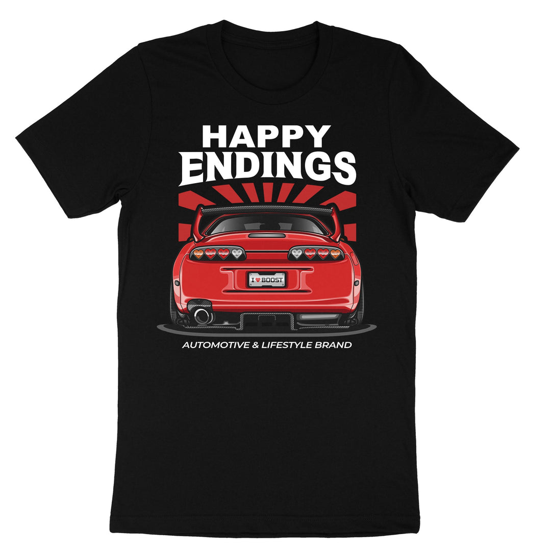 T-Shirt - Supra (Unisex) - Happy Endings - Automotive & Lifestyle Brand