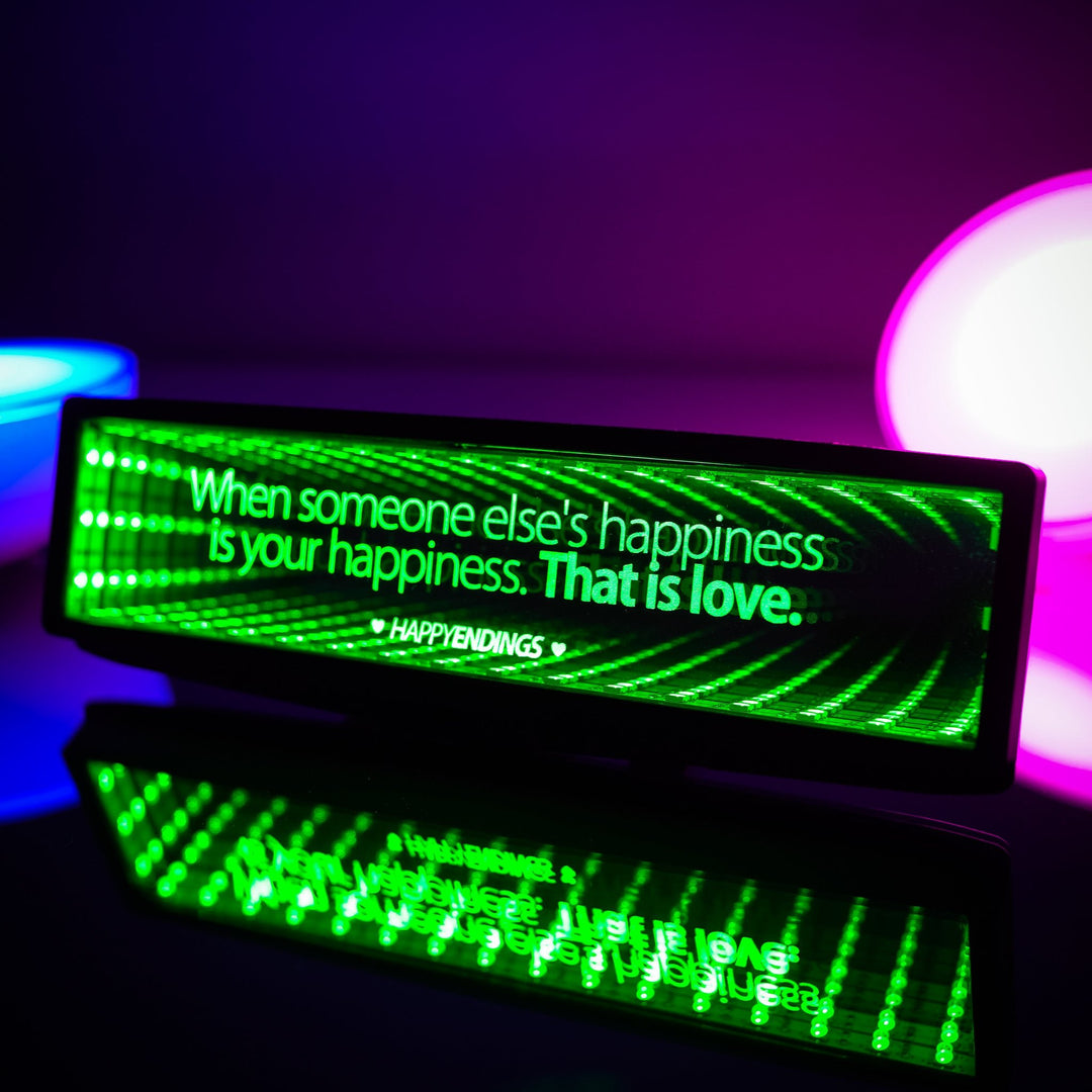 LED Infinity Mirrors - That is Love - Happy Endings - Automotive & Lifestyle Brand