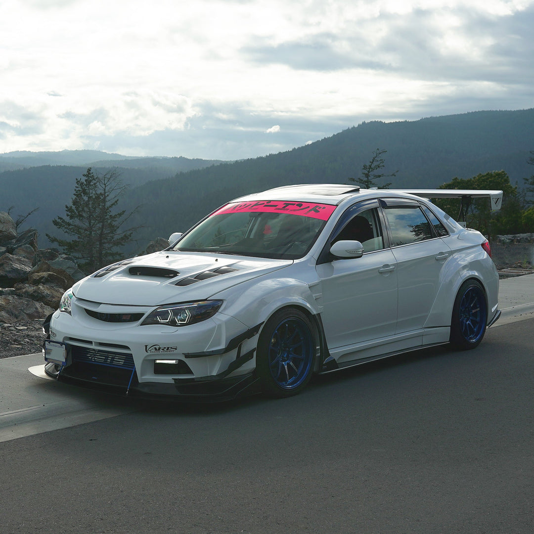 Windshield Banner - Happy in Japanese 60" (Cut - Out Letters) - Happy Endings - Automotive & Lifestyle Brand